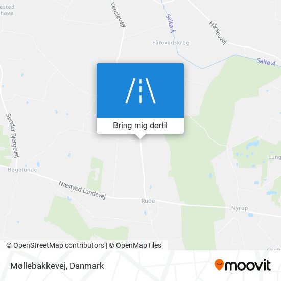 Møllebakkevej kort