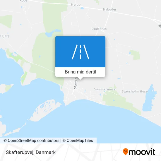Skafterupvej kort