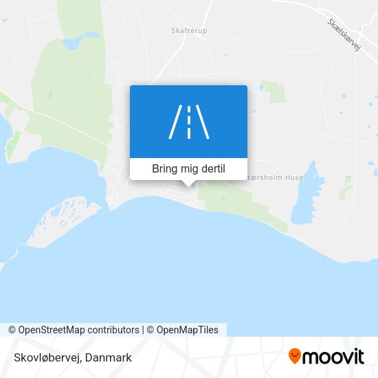 Skovløbervej kort
