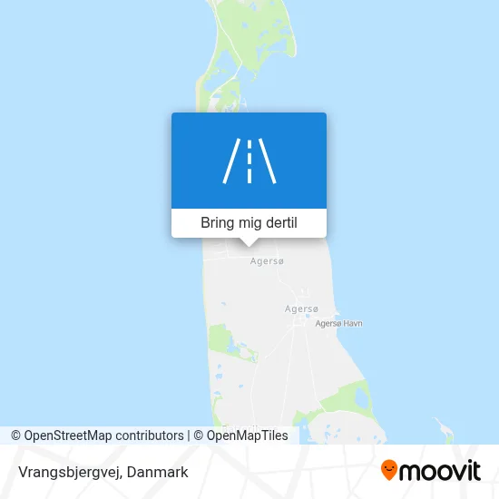 Vrangsbjergvej kort
