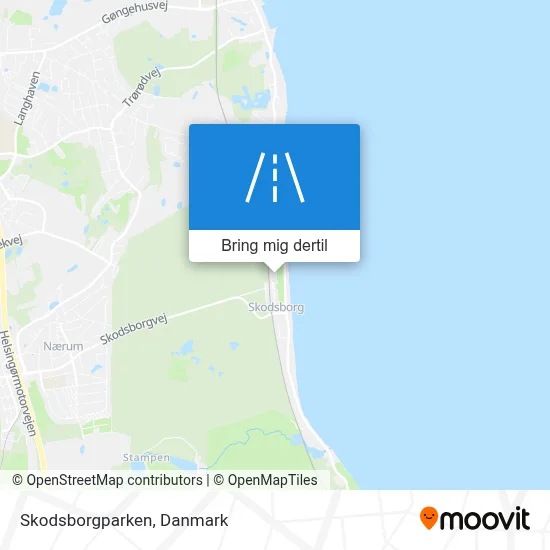 Skodsborgparken kort