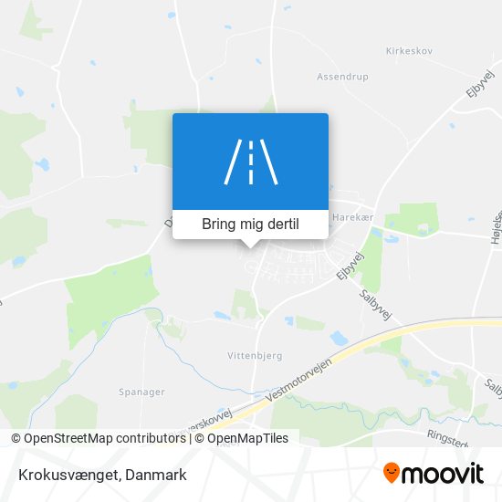 Krokusvænget kort