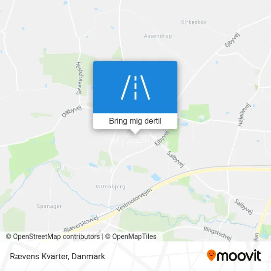 Rævens Kvarter kort