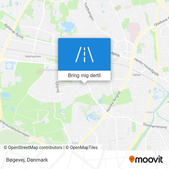 Bøgevej kort