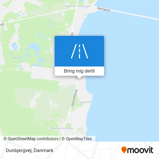 Dunbjergvej kort