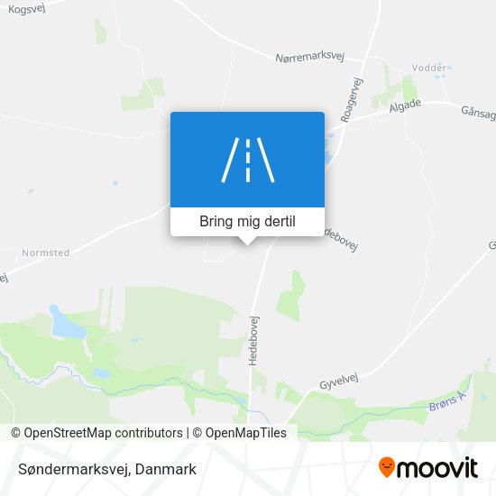 Søndermarksvej kort