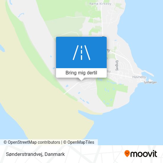 Sønderstrandvej kort