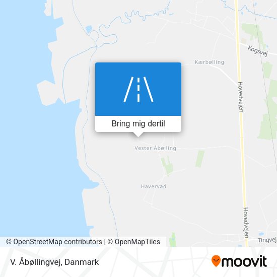 V. Åbøllingvej kort
