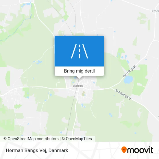 Herman Bangs Vej kort