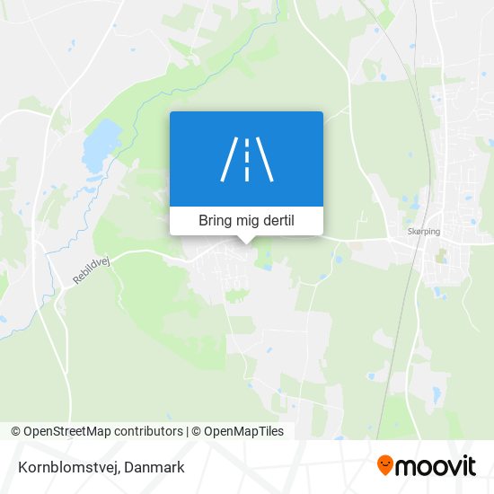 Kornblomstvej kort