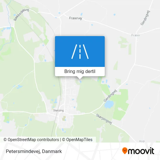 Petersmindevej kort