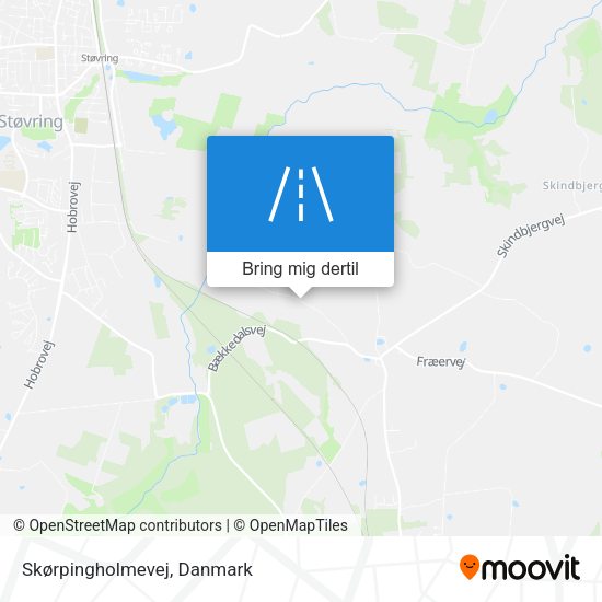 Skørpingholmevej kort