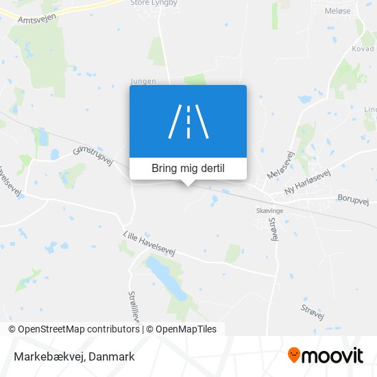 Markebækvej kort