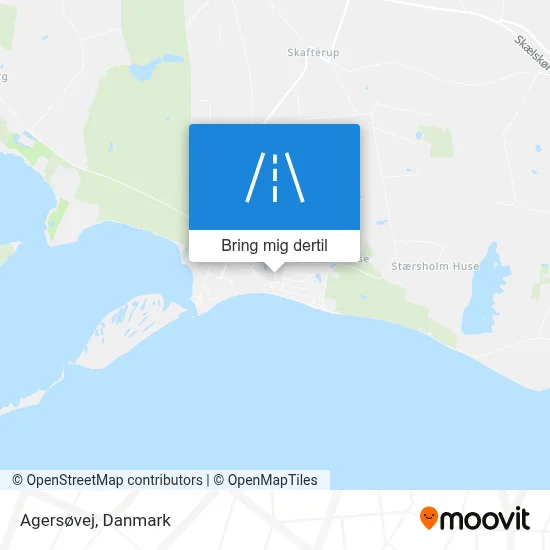 Agersøvej kort