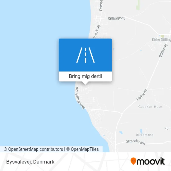 Bysvalevej kort