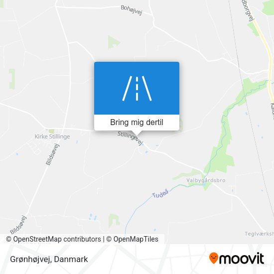 Grønhøjvej kort