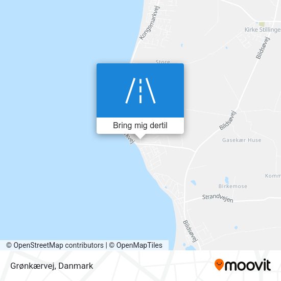 Grønkærvej kort
