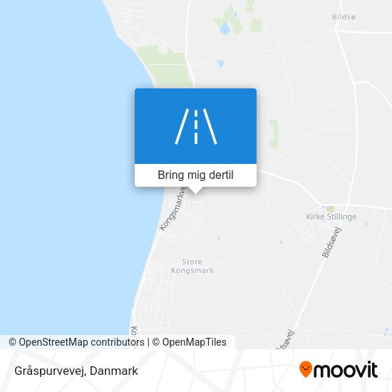 Gråspurvevej kort