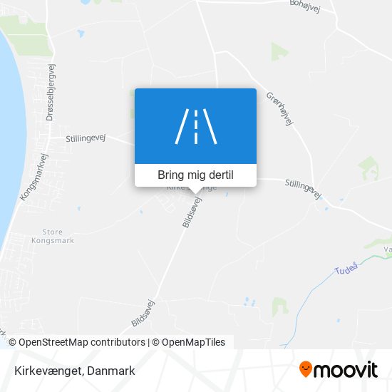 Kirkevænget kort