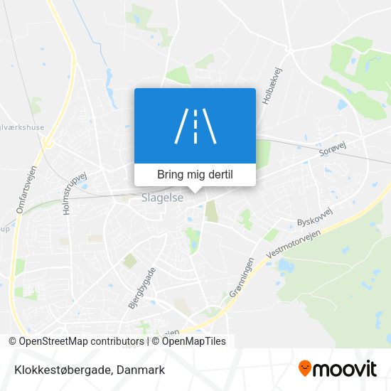 Klokkestøbergade kort
