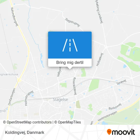 Koldingvej kort