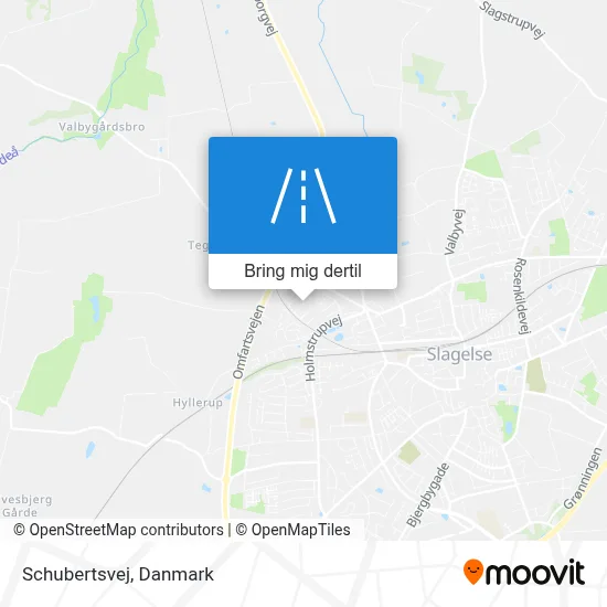 Schubertsvej kort