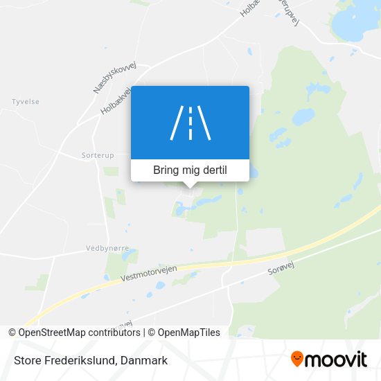 Store Frederikslund kort