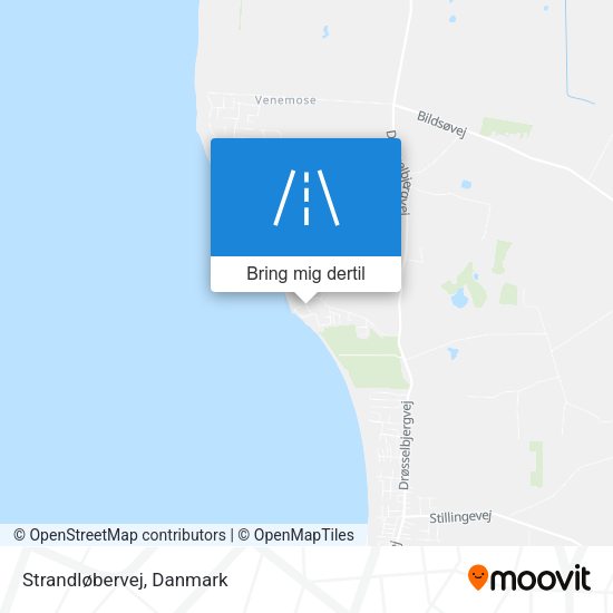 Strandløbervej kort