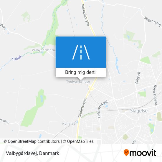 Valbygårdsvej kort