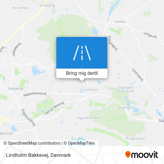 Lindholm Bakkevej kort