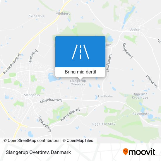 Slangerup Overdrev kort