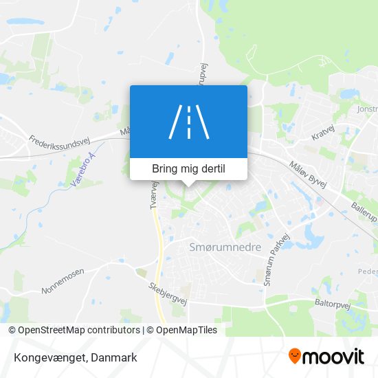 Kongevænget kort