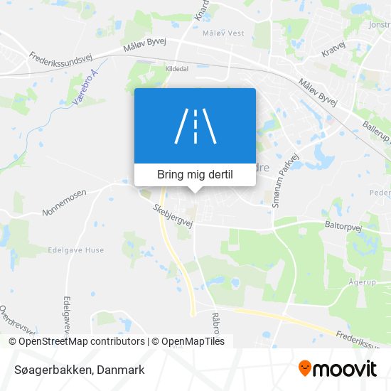 Søagerbakken kort