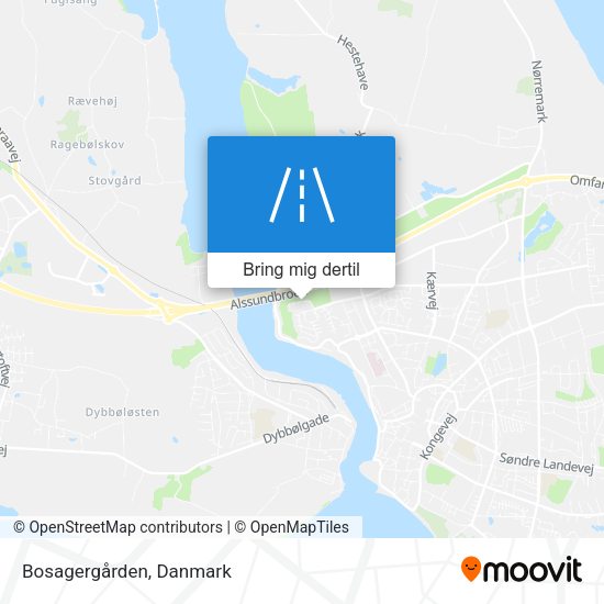 Bosagergården kort