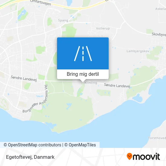 Egetoftevej kort