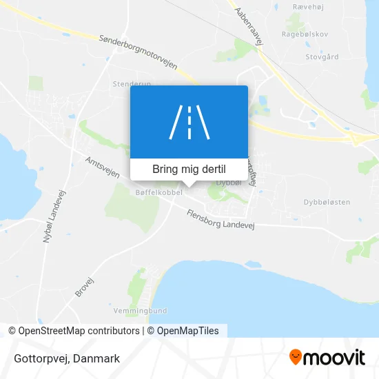 Gottorpvej kort