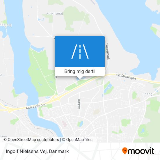 Ingolf Nielsens Vej kort