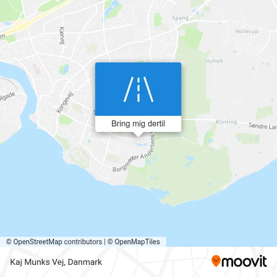 Kaj Munks Vej kort