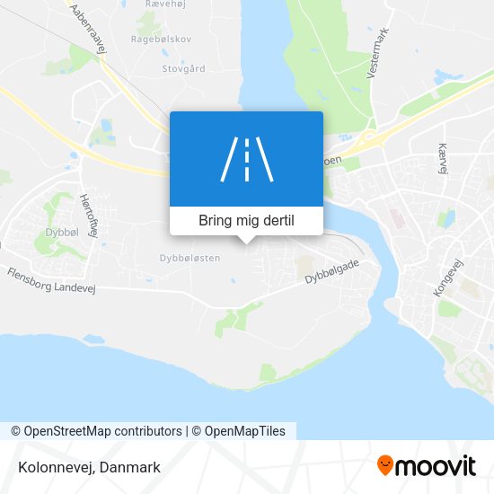 Kolonnevej kort