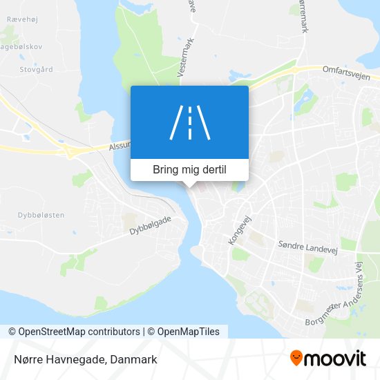 Nørre Havnegade kort