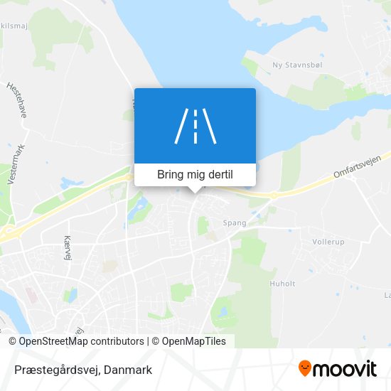 Præstegårdsvej kort