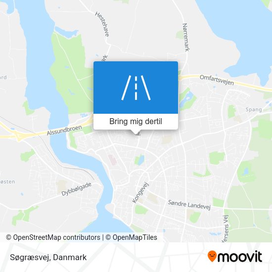 Søgræsvej kort