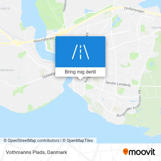 Vothmanns Plads kort