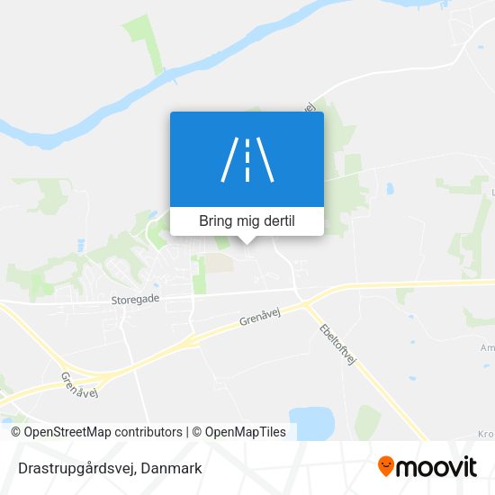 Drastrupgårdsvej kort
