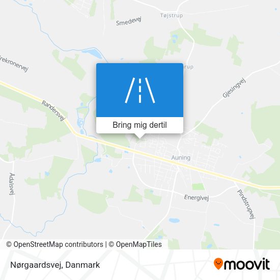 Nørgaardsvej kort