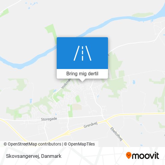 Skovsangervej kort