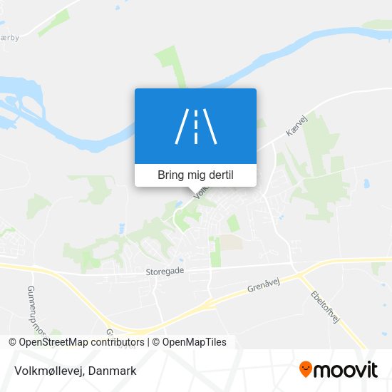 Volkmøllevej kort