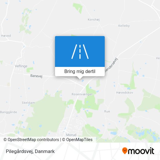 Pilegårdsvej kort