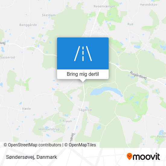 Søndersøvej kort