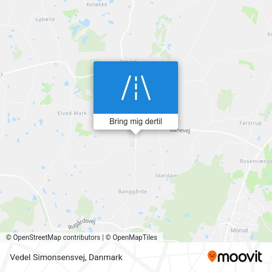 Vedel Simonsensvej kort